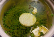 Recept na chutnú a rýchlu hráškovú polievku
