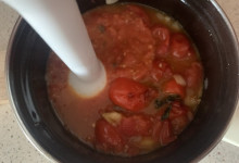 Paradajková polievka z čerstvých paradajok