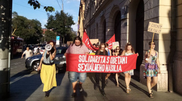 Protest proti sexualizovanému násiliu