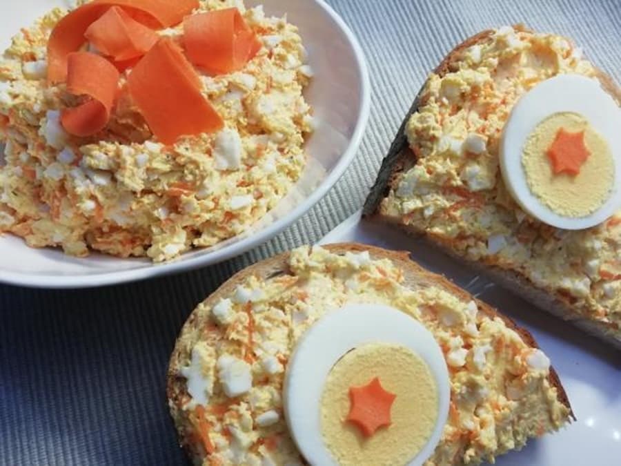 Zdravá vajíčková nátierka, obľúbený RECEPT