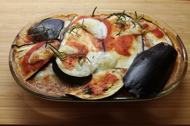 Skvelý baklažán s mozzarellou