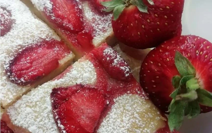 Jahodová bublanina, vyskúšajte tento vynikajúci recept