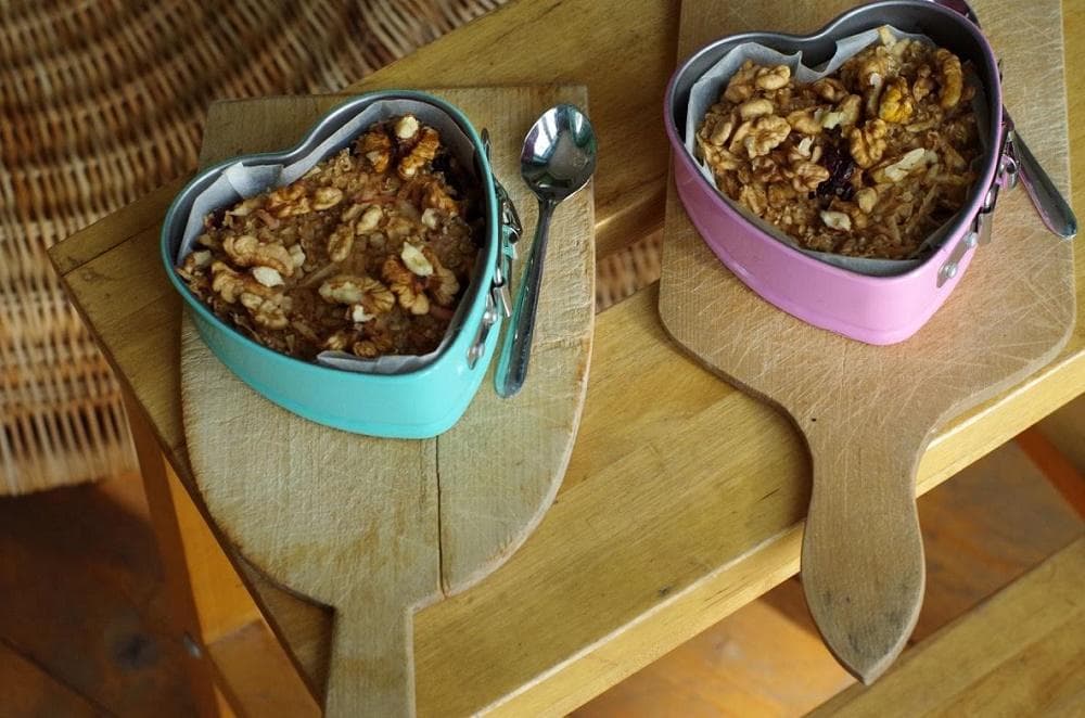 Výborné pečené ovsené vločky s jablkami, domáci RECEPT