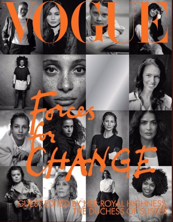 Tu je 15 žien, ktoré vybrala vojvodkyňa Meghan Markle na titulku Vogue