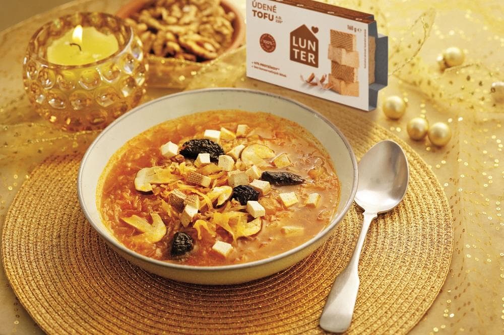 Výborná kapustnica s tofu, overený recept