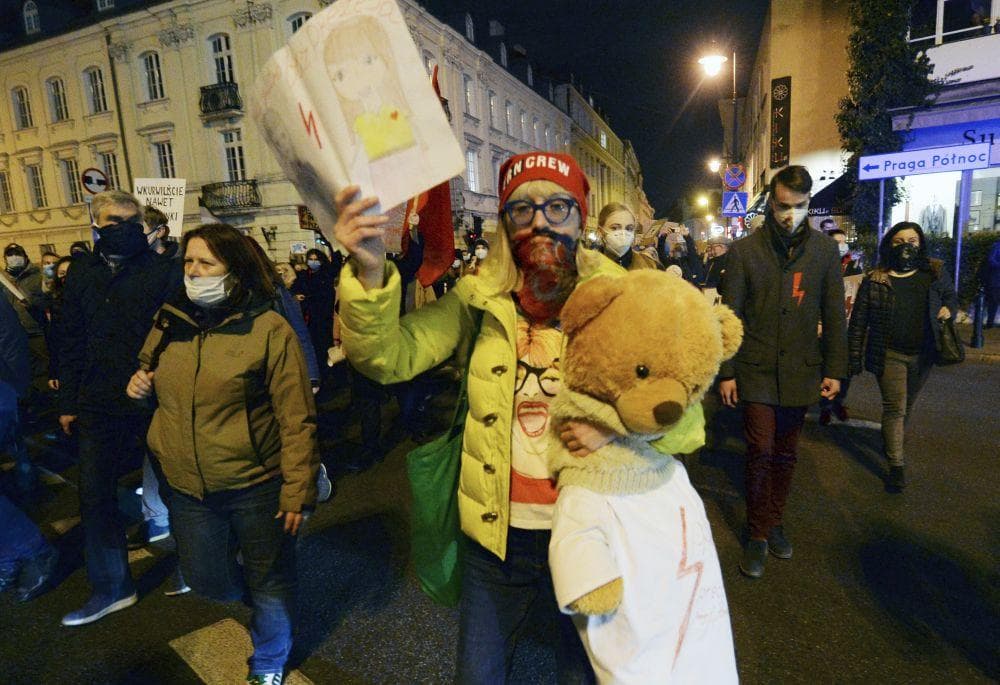 Symbol poľských protestov za potraty: Babka Kasia