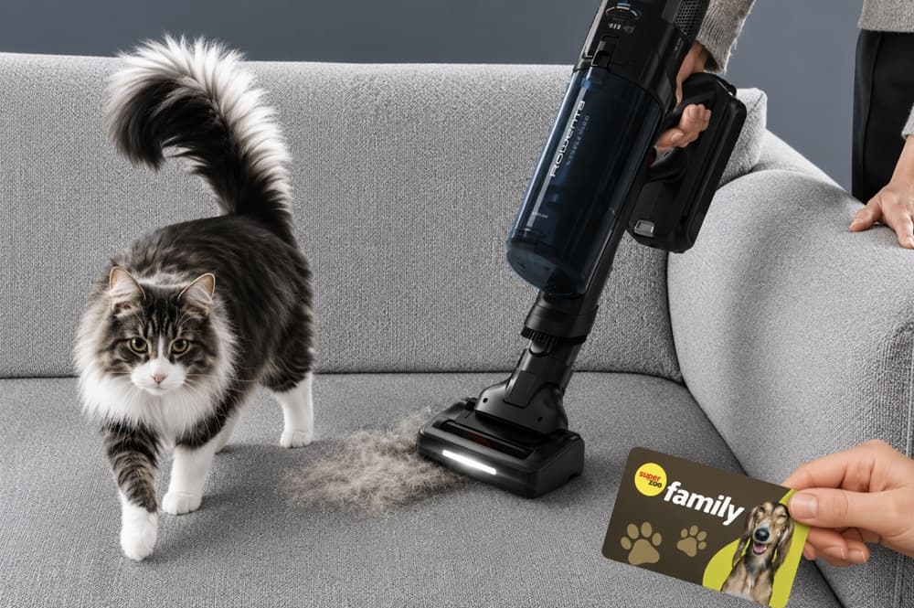Super zoo a Rowenta spojili sily. Chcú uľahčiť život všetkým domácnostiam so zvieratami!