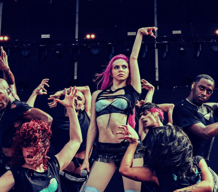Adéla na Lollapalooza festivale, kde sa ocitla ako prvá Slovenka v histórii. Fotka IG adelajergova