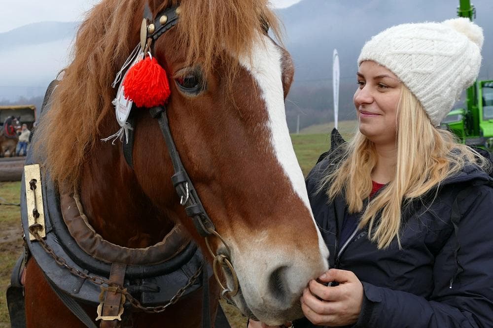 Na Kľačianskej podkove súťažili s chlapmi aj tri furmanky