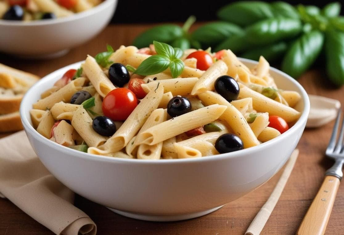 Jednoduchý studený cestovinový šalát – Recept na osviežujúci šalát