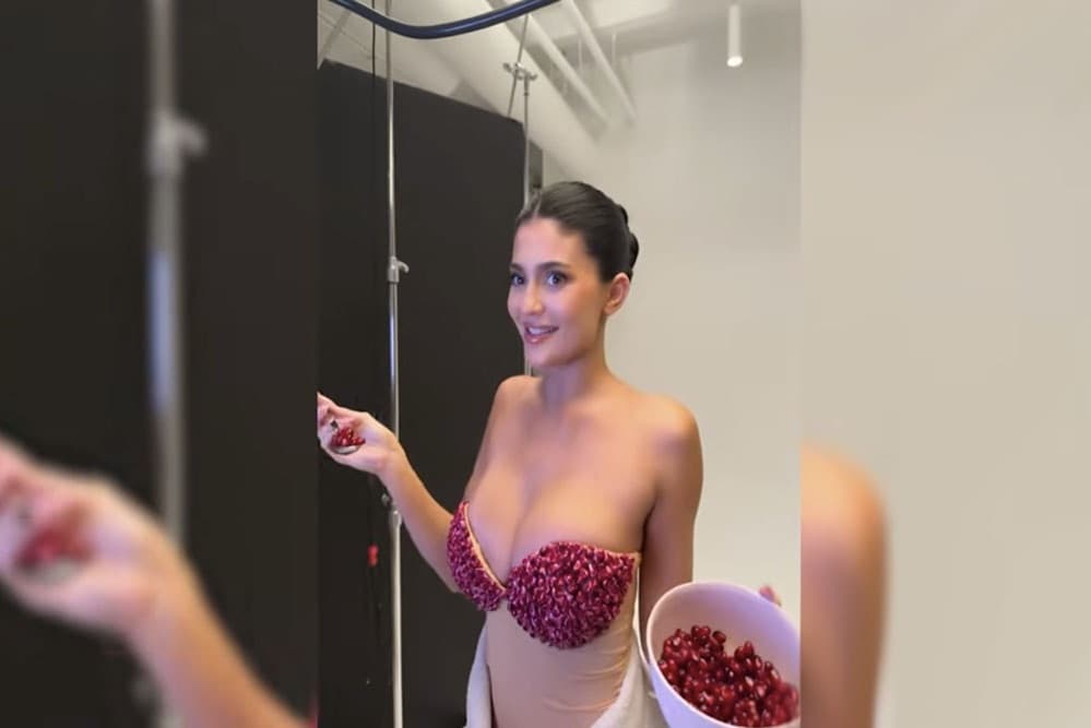 Podprsenka zo semien granátového jablka? Kylie Jenner opäť prevalcovala svet módy
