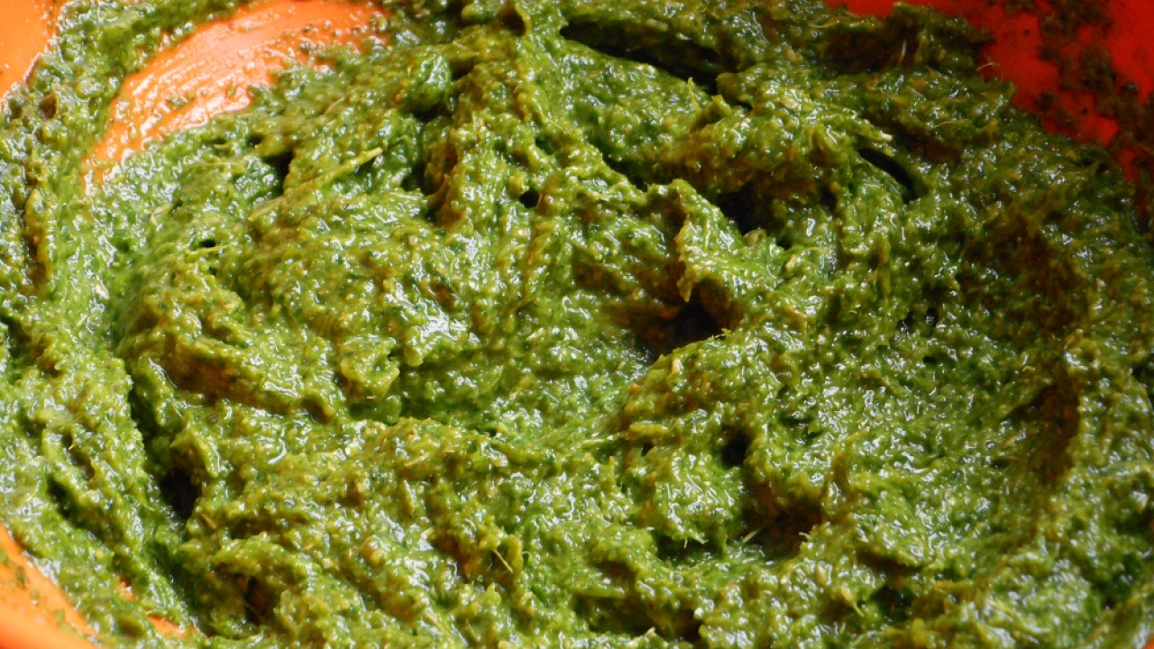 Hráškové pesto