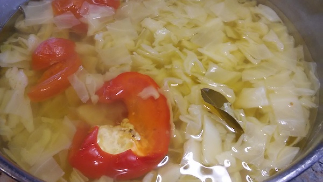 Zdravá kapustová polievka
