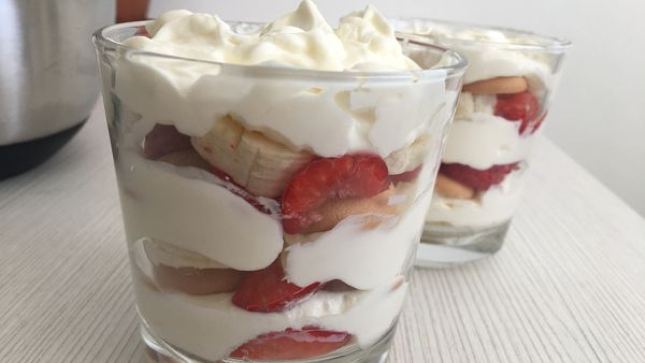 Dezert s mascarpone