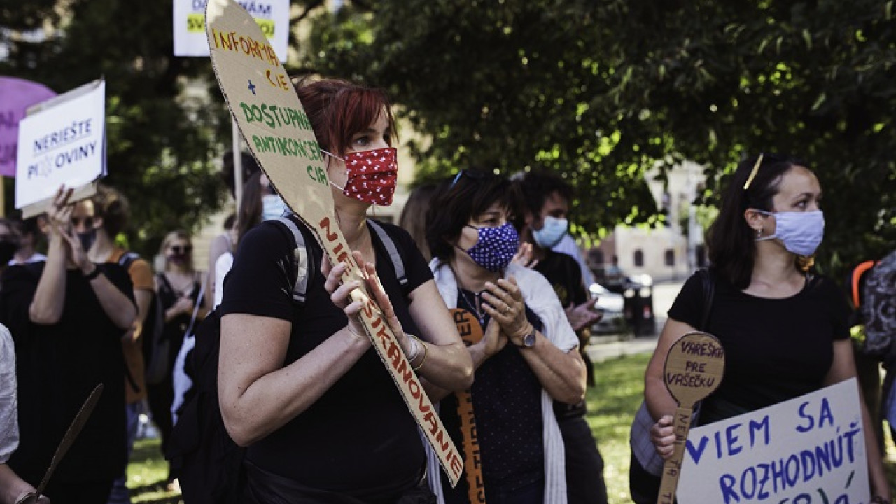 Protest Nebudeme ticho v Bratislave