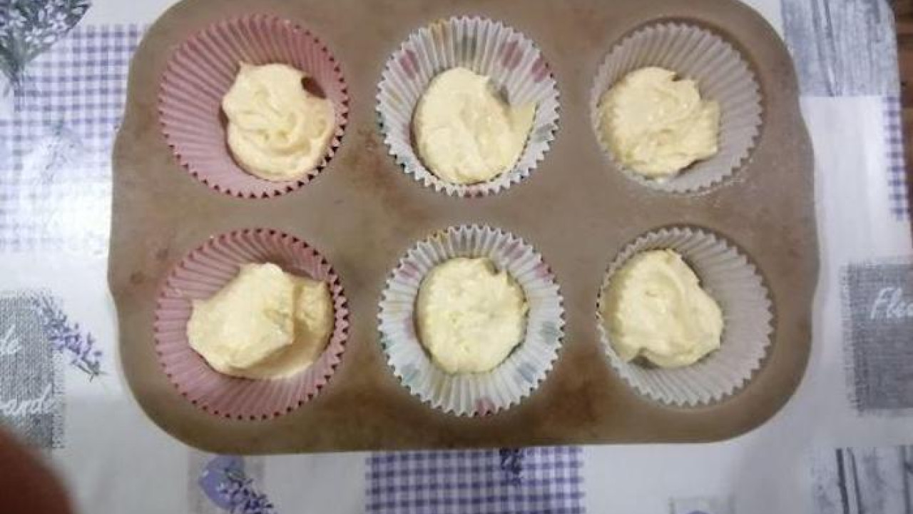 Cupcakes s jahodovým krémom