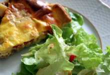 Tuniakovo-rajčinový quiche