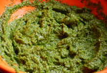 Hráškové pesto