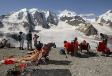Ľadovce v Alpách – Švajčiarsko