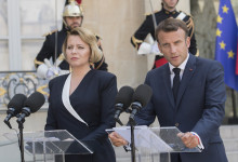 Zuzana Čaputová a Emmanuel Macron