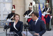 Zuzana Čaputová a Emmanuel Macron