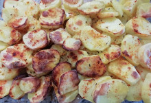 Zapekané zemiaky so špenátom