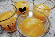 Pomarančový dezert do pohára