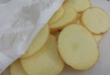 Domáce zemiakové čipsy