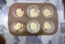 Cupcakes s jahodovým krémom