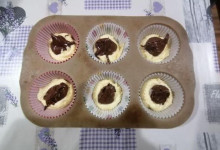 Cupcakes s jahodovým krémom