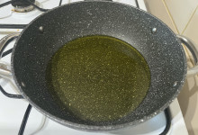 Aglio olio špagety s krevetami: Krok 3