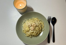 Aglio olio špagety s krevetami: Hlavná fotka 3