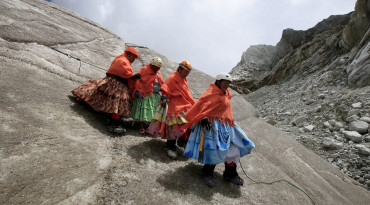 Horolezkyne Cholitas
