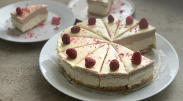 Nepečený čokoládový cheesecake