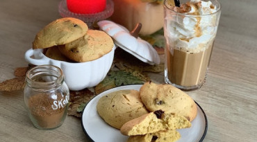 Tekvicové cookies: Hlavná fotka