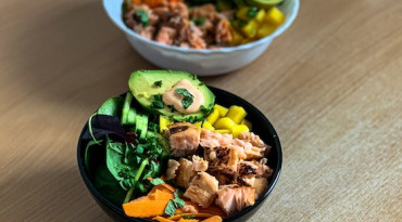 Poké bowl s lososom: Hlavná fotka