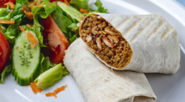 Vegetariánske zeleninové burrito: Hlavná fotka