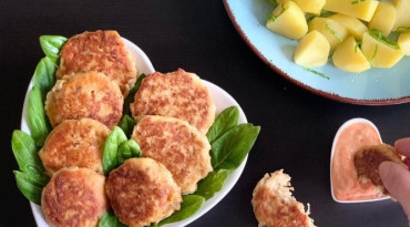 Karfiolovo mozzarellové fašírky: Hlavná fotka