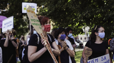 Protest Nebudeme ticho v Bratislave