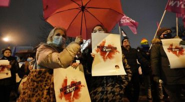 polsko, potraty, protest