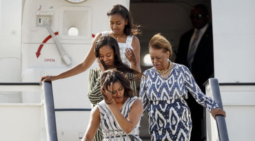 Marian Robinsonová, Michelle Obamová, Malia, Sasha