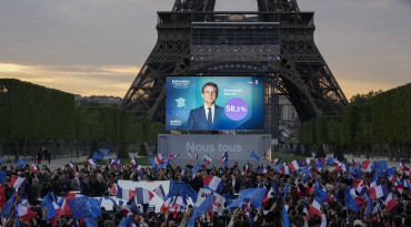 Macron, vyhral, volby