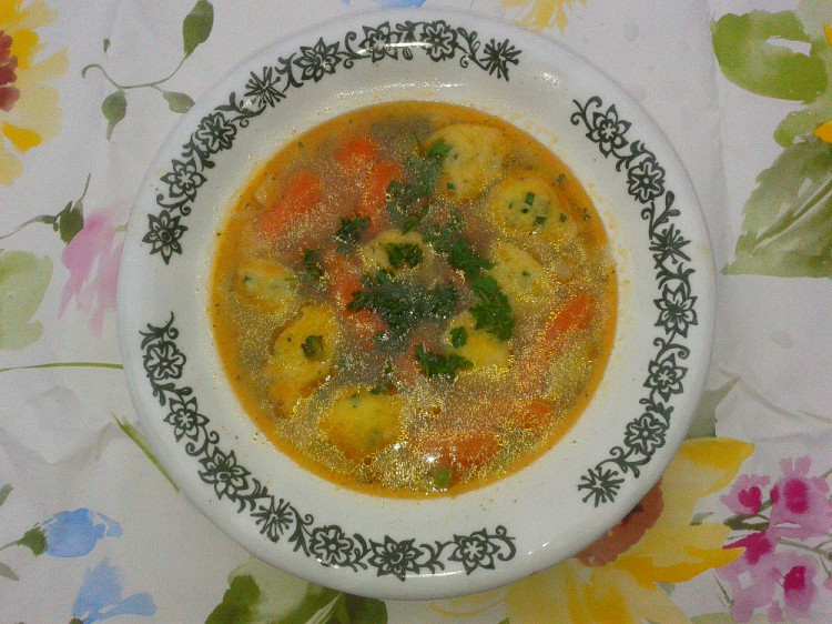 Skvelá zeleninová polievka s krupicovými haluškami. RECEPT aj pre deti