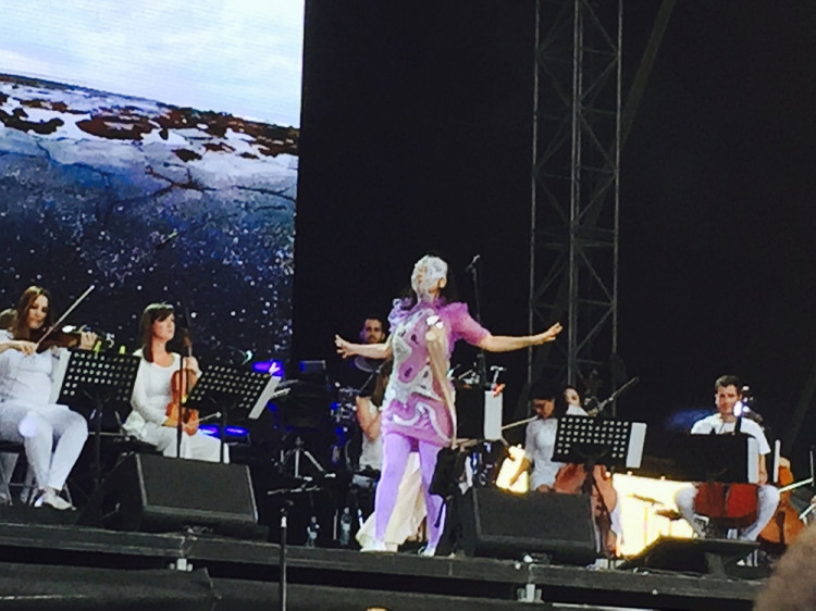 Vulkanický koncert Björk na Pohode