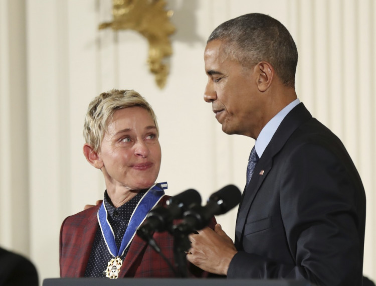 Obama rozplakal komičku Ellen DeGeneres