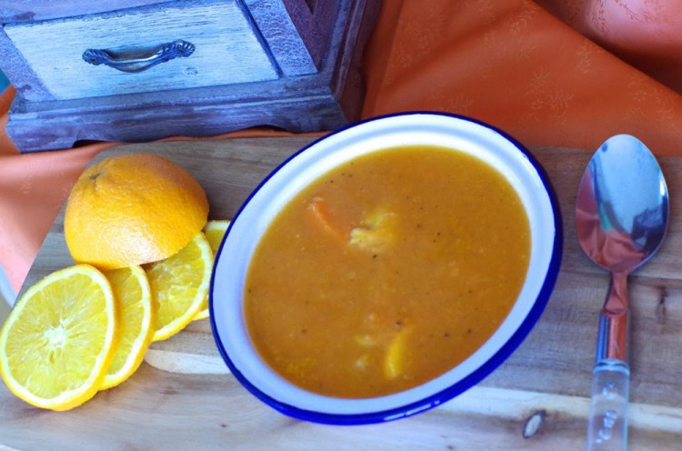 Zdravá mrkvová polievka s pomarančom, domáci RECEPT �