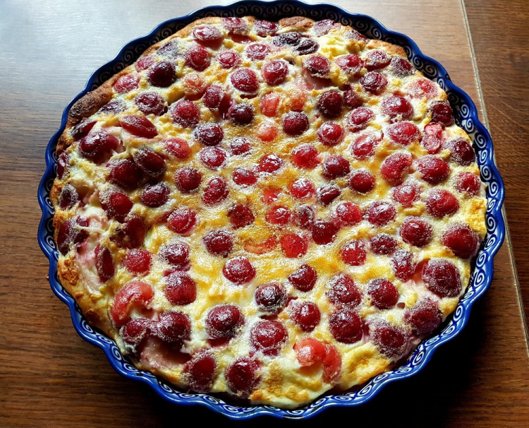 Francúzsky čerešňový koláč clafoutis, RECEPT originál