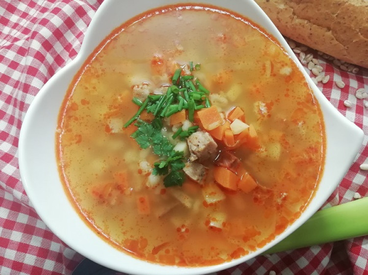Najlepšia krúpová polievka so zeleninou, tradičný recept