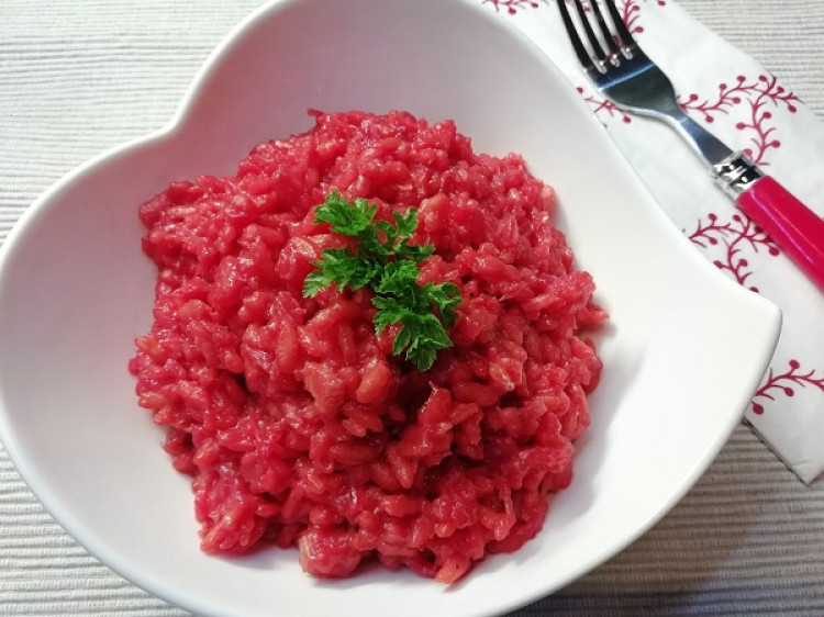 Výborné krémové cviklové rizoto, RECEPT plný vitamínov