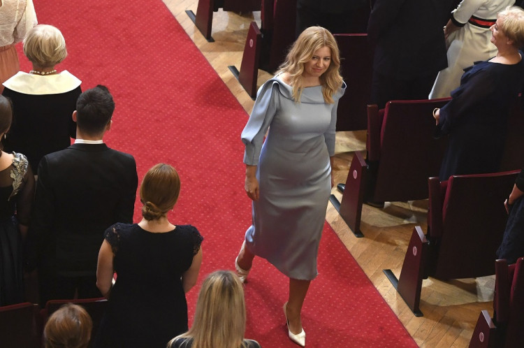 Prezidentka Zuzana Čaputová mala šaty od Borisa Hanečku